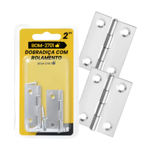 DOBRADIÇA COM ROLA-MENTO 2 POLEGADAS-3PCS BOMVINK BOM-2701