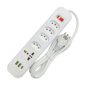 EXTENSÃO 5 TOMADAS 1PD 2USB B-TEK BM-8699A