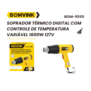SOPRADOR TÉRMICO 1600W 127V BOMVINK BOM-9565