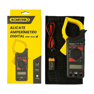 ALICATE AMPERÍMETRO DIGITAL BOMVINK BOM-6003
