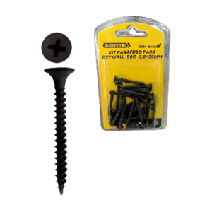 KIT PARAFUSO PARA DRYWALL-50G-3.5*35MM BOMVINK BOM-5302