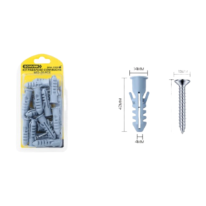 KIT PARAFUSO COM BUCHA M12-20 PCS BOMVINK BOM-5306