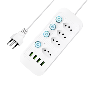 EXTENSÃO 4 TOMADAS 4USB 2M B-TEK BM-8697