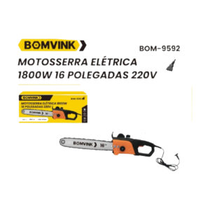 MOTOSSERRA ELÉTRICA 1800W 16 POLEGADAS BOMVINK BOM-9592