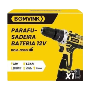 PARAFUSADEIRA BATERIA 12 V BOMVINK BOM-9960