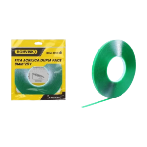 FITA ACRILICA DUPLA FACE 9MM*25Y BOMVINK BOM-1353