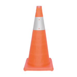 CONES DE SINALIZAÇÃO REFLETIVOS DOBRÁVEIS-60 CM BOMVINK BOM-7509