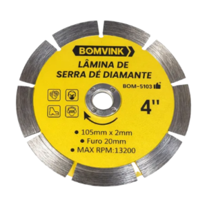 LÂMINA DE SERRA DE DIAMANTE BOMVINK BOM-5103
