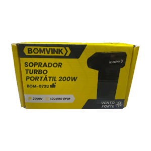 SOPRADOR TURBO PORTÁTIL 200W BOM-9728