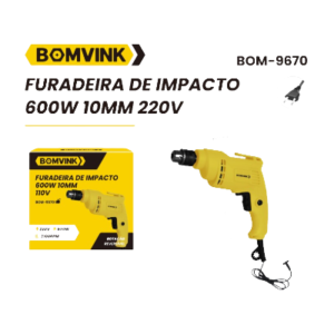 FURADEIRA DE IMPACTO BOM-9670